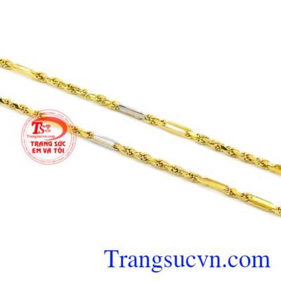 Dây chuyền vàng 10k kiểu Ý tinh tế