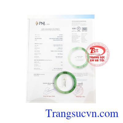 Vòng ngọc jadeite thiên nhiên