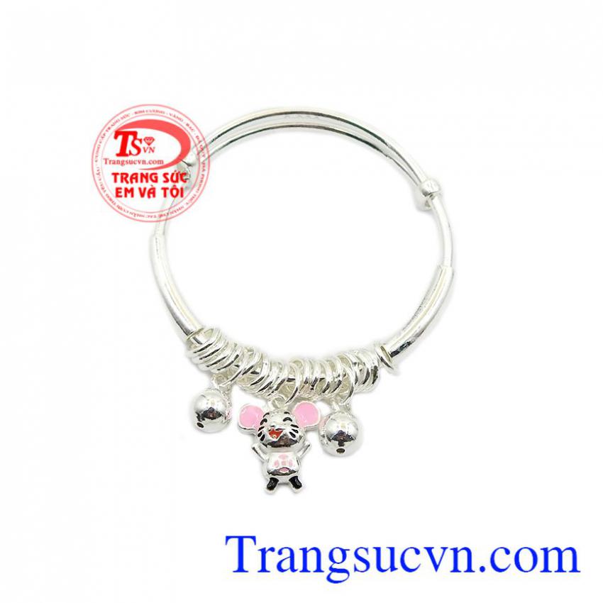 Vòng bạc tuổi tý tinh nghịch