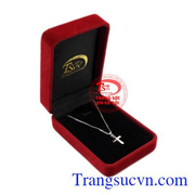 Bộ mặt thánh giá vàng trắng thanh toán an toàn.