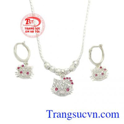 Bộ trang sức hello kitty đẹp