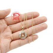 Sản phẩm phù hợp với nhiều kiểu trang phục. Bộ trang sức trái tim dễ thương