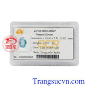 Đá ép vỉ Zircon an yên được chế tác đầy tinh xảo, từng đường nét tinh tế tạo vẻ lấp lánh cho viên đá.