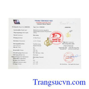 Mặt dây chữ kim cương tinh tế