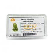 Tỳ hưu peridot may mắn được chế tác từ đá peridot thiên nhiên