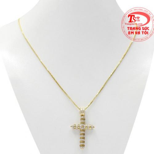 Bộ thánh giá vàng cầu nguyện