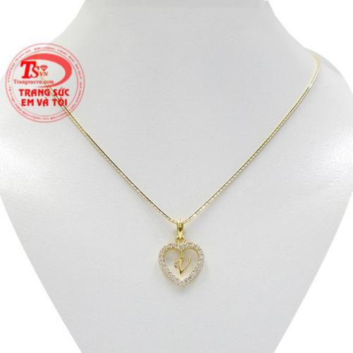 Bộ trang sức chữ V tinh tế