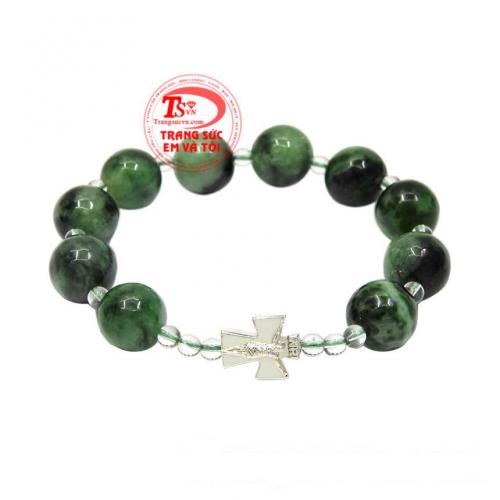 Chuỗi mân côi cẩm thạch cầu nguyện