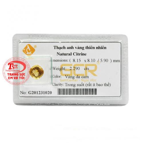 Đá thạch anh vàng an nhiên