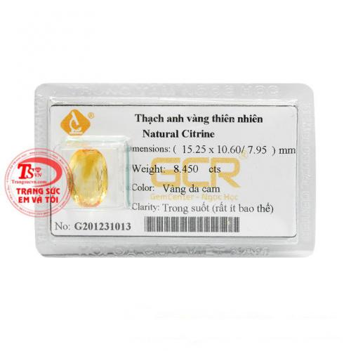 Đá thạch anh vàng thịnh vượng