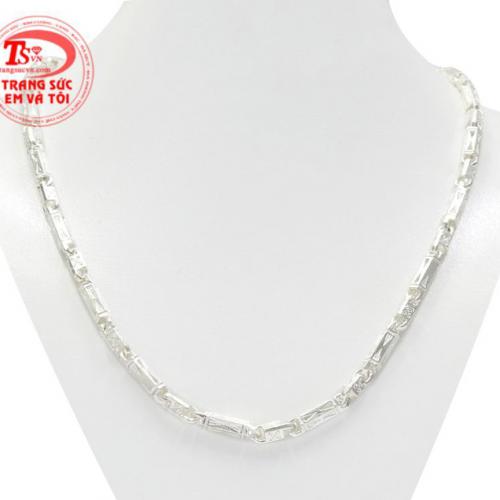 Dây chuyền nam bạc lịch lãm