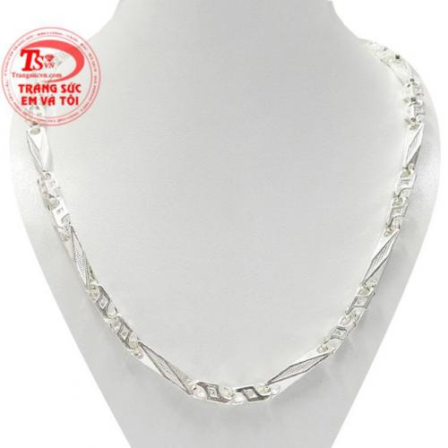 Dây chuyền nam bạc thượng lưu