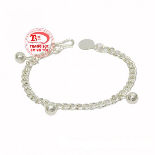 Lắc bạc thời trang cho bé