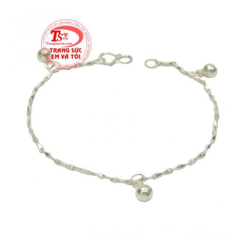 Lắc nữ bạc cá tính