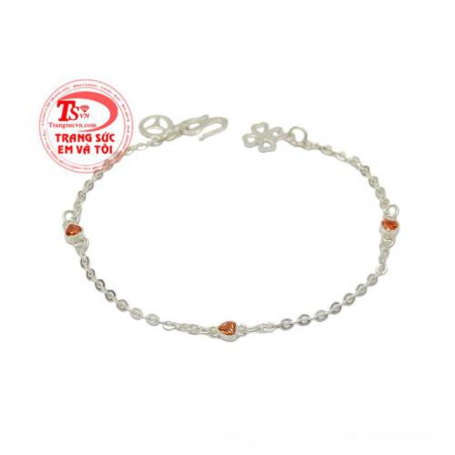 Lắc nữ bạc dễ thương