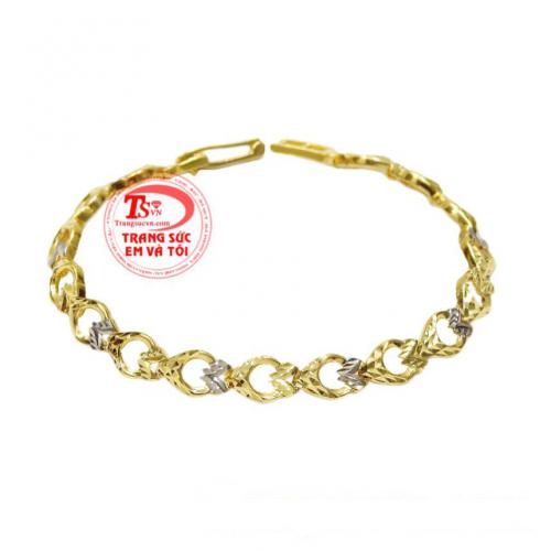 Lắc tay vàng tây thanh lịch