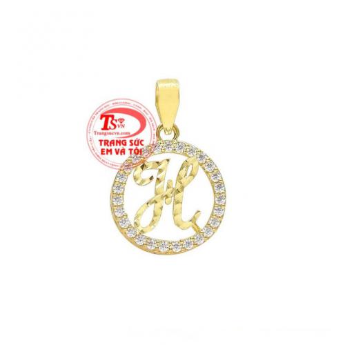Mặt dây chữ H xinh xắn