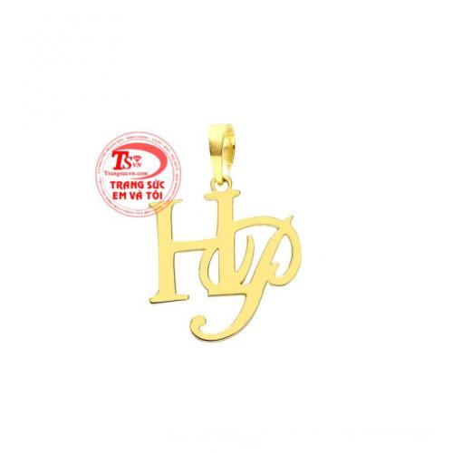 Mặt dây chữ HP đẹp