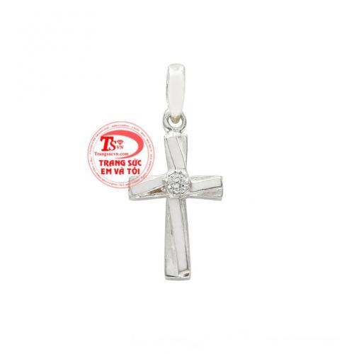 Mặt thánh giá bạc yêu thương