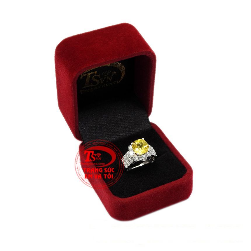 Nhẫn nữ sapphire vàng quý bà món quà ý nghĩa dành cho một nửa của đời mình.
