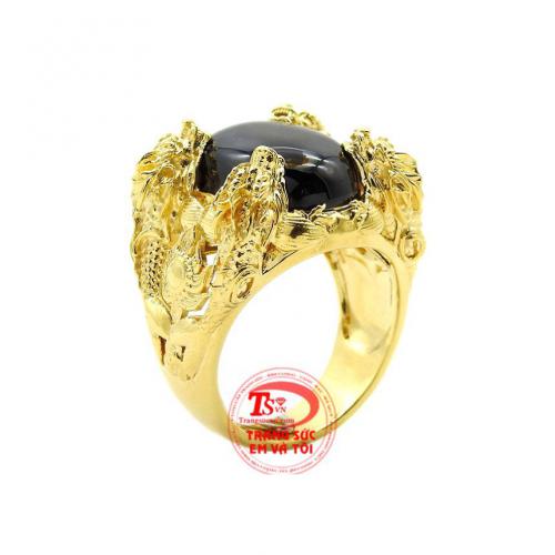 Nhẫn Sapphire cá chép hóa rồng