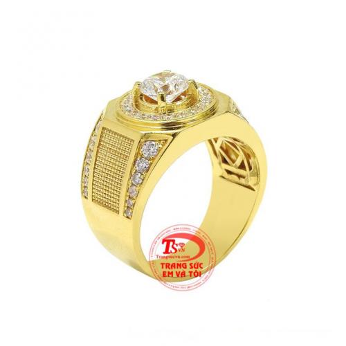 Nhẫn vàng bản lĩnh phái mạnh