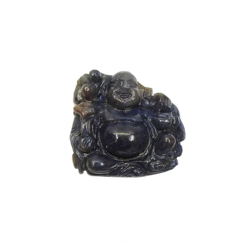 Phật di lặc hưng thịnh đá sapphire mang đến tài lộc, may mắn và giàu có cho người dùng.