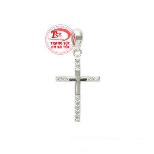 Thánh giá bạc nhỏ tinh tế