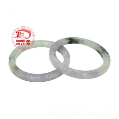 Vòng đôi ngọc jadeite thiên nhiên