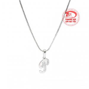 Bộ mặt chữ P vàng trắng là món quà tặng đặc biệt để dành cho những người bạn yêu thương.