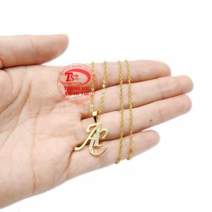 Bộ trang sức chữ AC đẹp nhận chế tác theo yêu cầu.