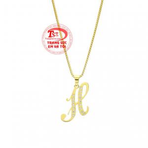Được chế tác từ vàng tây 18k giúp sản phẩm bền đẹp và sáng bóng với thời gian.
