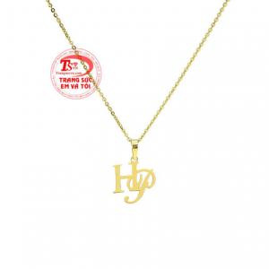 Bộ trang sức chữ HP đẹp nhận đặt chế tác theo yêu cầu.