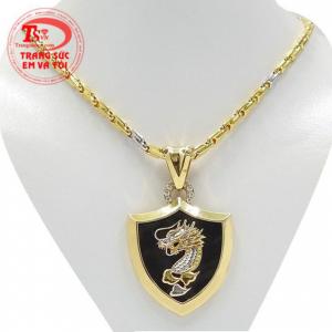 Bộ trang sức nam khiên rồng với thiết kế hiện đại, nam tính và hợp thời trang.