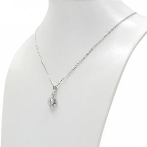 Thiết kế nổi bật với những viên đá cz tạo điểm nhấn kết hợp cùng vàng trắng 10k bền đẹp.