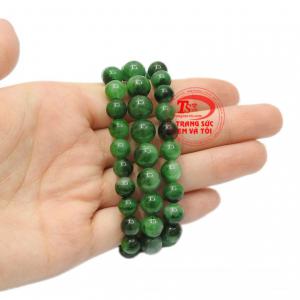 Chuỗi cổ cẩm thạch bình an có giấy kiểm định uy tín.