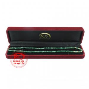Chuỗi cổ Emerald bi vàng giao hàng trên toàn quốc.