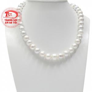 Chuỗi cổ ngọc trai tinh tế mới mẻ, sáng bóng