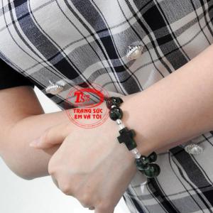 Chuỗi mân côi cẩm thạch bình an
