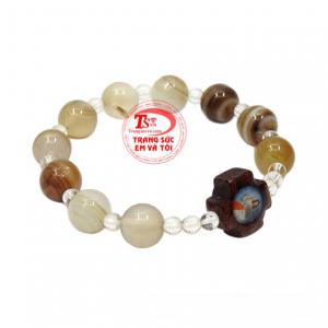 Chuỗi mân côi mã não 10 ly sự lựa chọn hợp phong thủy dành cho bạn