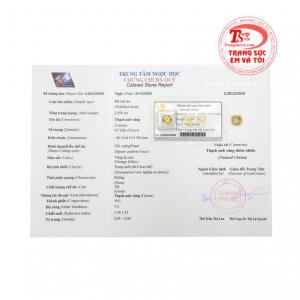 Đá thạch anh vàng an nhiên đảm bảo chất lượng.