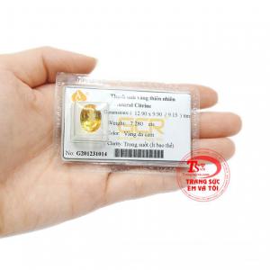 Viên đá này chứa nhiều nguồn năng lượng tốt mang đến sự minh mẫn, tập trung và lạc quan cho người sử dụng.