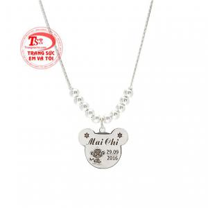 Dây chuyền cũng được chế tác bền đẹp, đảm bảo cho các con vui chơi thoải mái. 