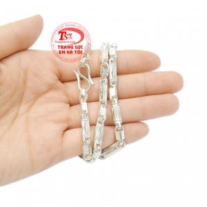 Dây chuyền nam bạc lịch lãm thanh toán an toàn.