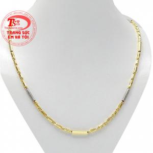 Dây chuyền nam vàng hào hoa được chế tác với các chi tiết nổi bật và phong cách.