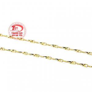 Dây chuyền nữ tính vàng tây bảo hành uy tín, giao hàng toàn quốc.