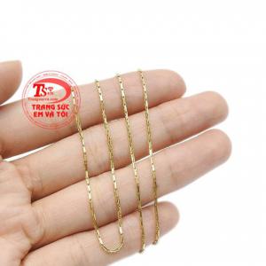 Dây chuyền vàng nữ trang nhã nhập khẩu Italy, giao hàng toàn quốc, thanh toán an toàn.