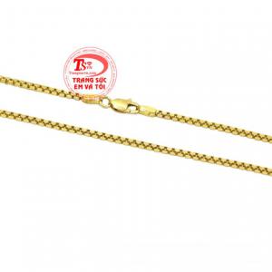 Dây chuyền vàng nữ xu hướng là món quà tặng tinh tế dành cho người thân thương.