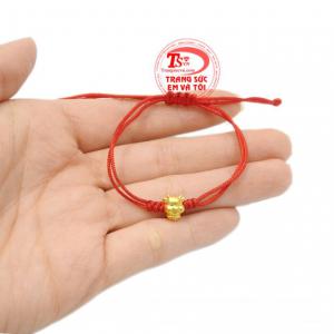 Dây tết charm vàng ta tuổi Sửu đảm bảo chất lượng