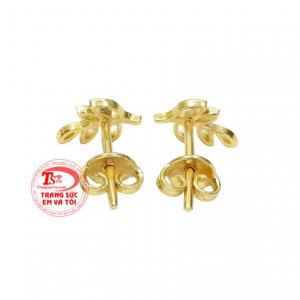  Đôi bông tai chiếc lá hy vọng nhận đặt chế tác theo yêu cầu.